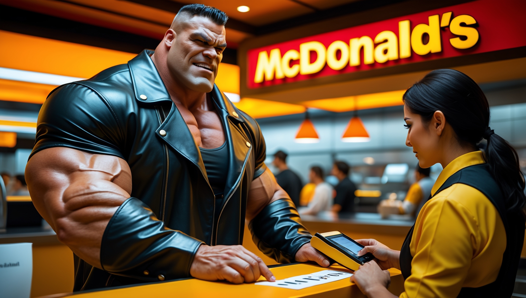 Here’s what a large ass man like Braun Strowman orders at McDonald’s in Spain