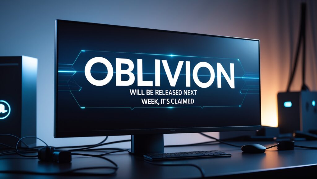 Oblivion Remake Will Be Released Next Week, It's Claimed [UPDATED]